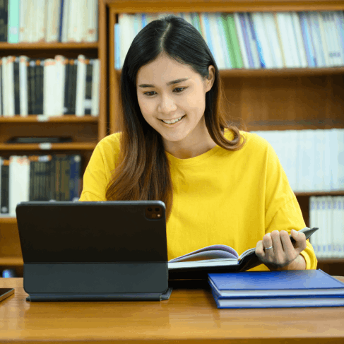 Student submits a transcript for academic review using Chinese Translation Services in Massachusetts to meet university.