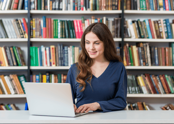 A student submits transcripts for academic translation through Translation Services in Boston.