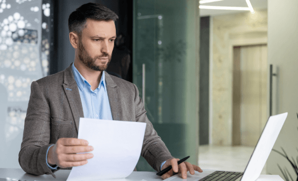 A translator delivers a finished document fast, showing Translation Services in Cambridge with a quick turnaround promise.