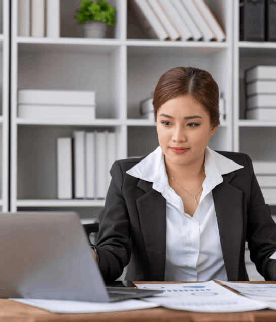 Certified translator handling contracts through Business Translation Services in Massachusetts for legal compliance.