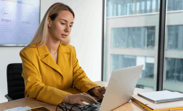 Translator working with Massachusetts businesses to ensure accurate communication across global markets for corporate needs.