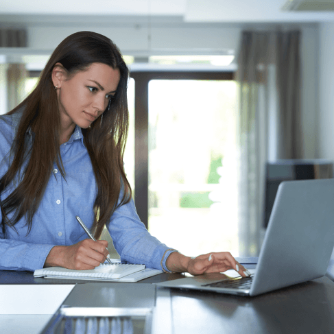 A project manager shares industry translations on a video call, using Translation Services in Somerville to reach partners.