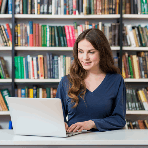 A student benefits from Massachusetts Academic translation services available in over 100 languages for global needs.