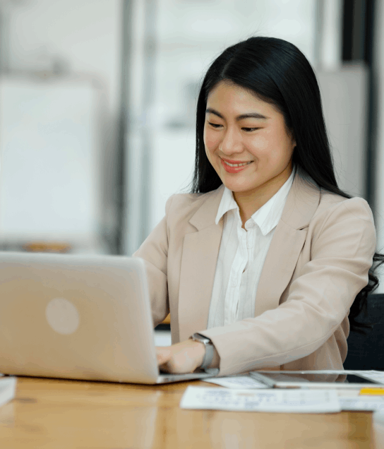 Translator ensuring brand consistency through Marketing Translation Services in Massachusetts across assets.