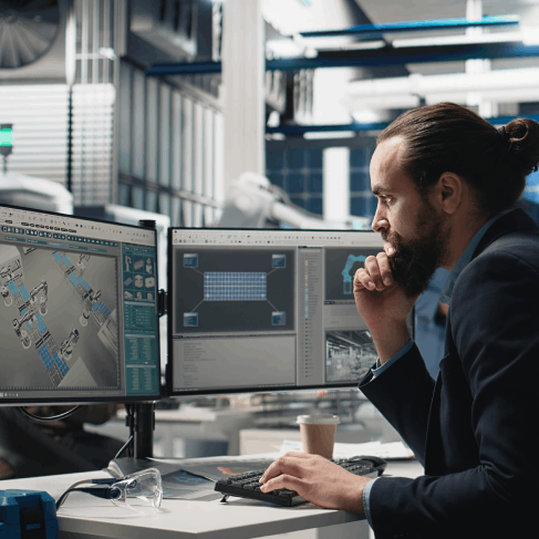 An engineer reviews CAD notes as Translation Services in Lynn delivers technical translations for specialized schematics.