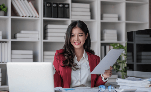 A professional legal translator delivering certified Legal Document translation services to clients with precision.